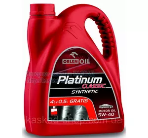 Масло моторное Platinum Classic Synthetic 5W-40 4,5L