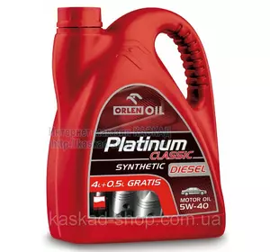 Масло моторное Platinum Classic Diesel Synthetic 5W-40 4.5L