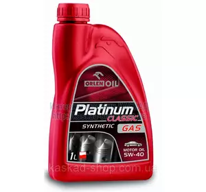 Масло Platinum Classic Gas Synthetic 5W-40 1L